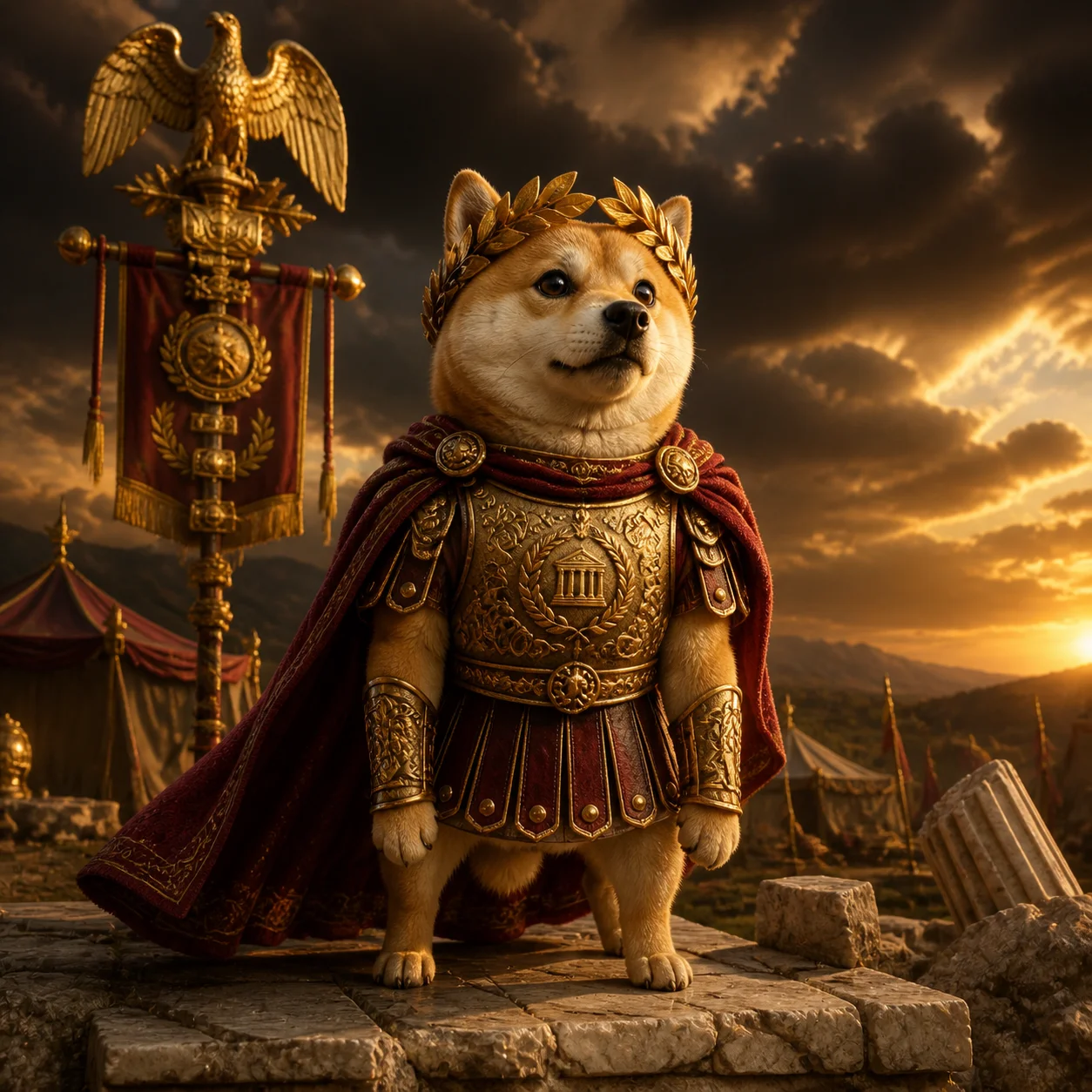 Baby Dogeus Maximus - Portrait